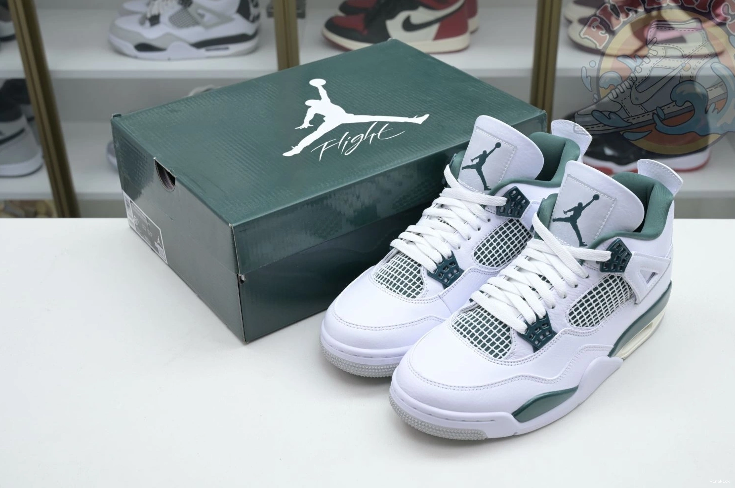 4 Oxidized Air Jordan Green 0807